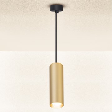 Brilagi - LED ściemnialna lampa wisząca na lince SELE 1xGU10/6,5W/230V 2700-6500K czarny/złoty