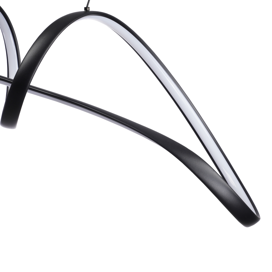 Brilagi - LED ściemnialny żyrandol na linkach TWISTER LED/60W/230V 3000-6000K czarny + pilot