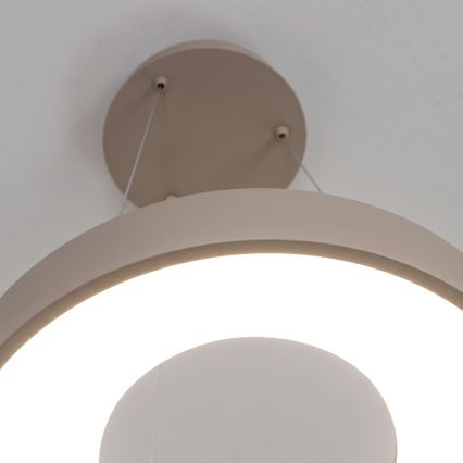 BRILAGI - LED ściemnialny żyrandol na lince FALCON II LED/67W/230V 3000-6500K Ø 40 cm beżowy + pilot zdalnego sterowania