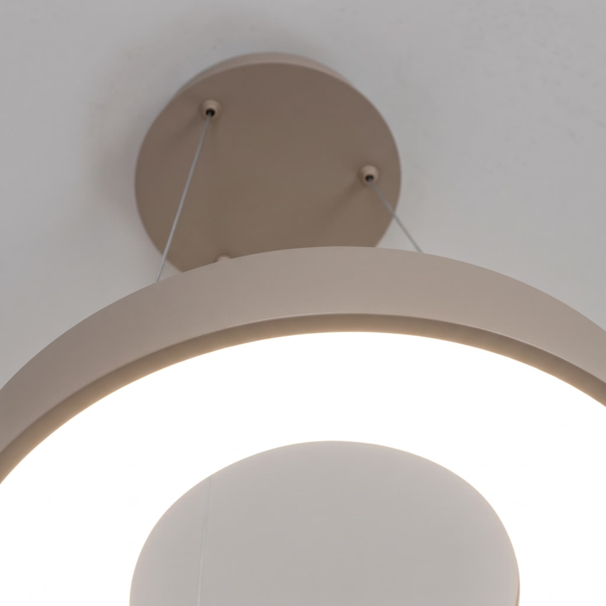 BRILAGI - LED ściemnialny żyrandol na lince FALCON II LED/67W/230V 3000-6500K Ø 40 cm beżowy + pilot zdalnego sterowania