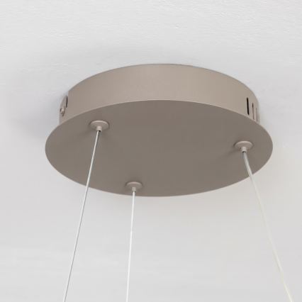 BRILAGI - LED ściemnialny żyrandol na lince FALCON II LED/67W/230V 3000-6500K Ø 40 cm beżowy + pilot zdalnego sterowania