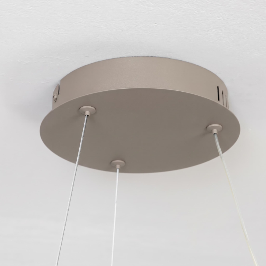 BRILAGI - LED ściemnialny żyrandol na lince FALCON II LED/67W/230V 3000-6500K Ø 40 cm beżowy + pilot zdalnego sterowania