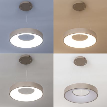 BRILAGI - LED ściemnialny żyrandol na lince FALCON II LED/67W/230V 3000-6500K Ø 40 cm beżowy + pilot zdalnego sterowania