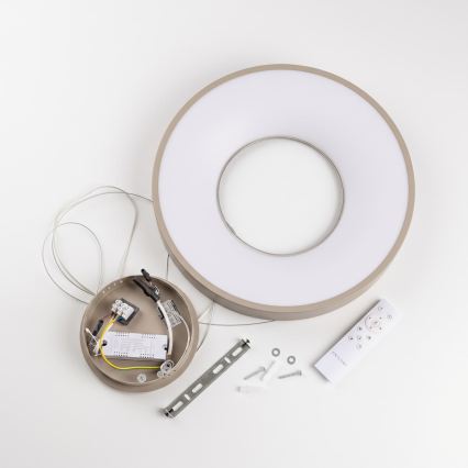 BRILAGI - LED ściemnialny żyrandol na lince FALCON II LED/67W/230V 3000-6500K Ø 40 cm beżowy + pilot zdalnego sterowania