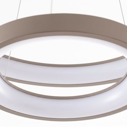 BRILAGI - LED ściemnialny żyrandol na lince FALCON SLIM LED/68W/230V 3000-6500K Ø 50 cm beżowy + pilot zdalnego sterowania