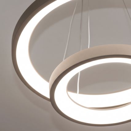 BRILAGI - LED ściemnialny żyrandol na lince FALCON SLIM LED/68W/230V 3000-6500K Ø 50 cm beżowy + pilot zdalnego sterowania
