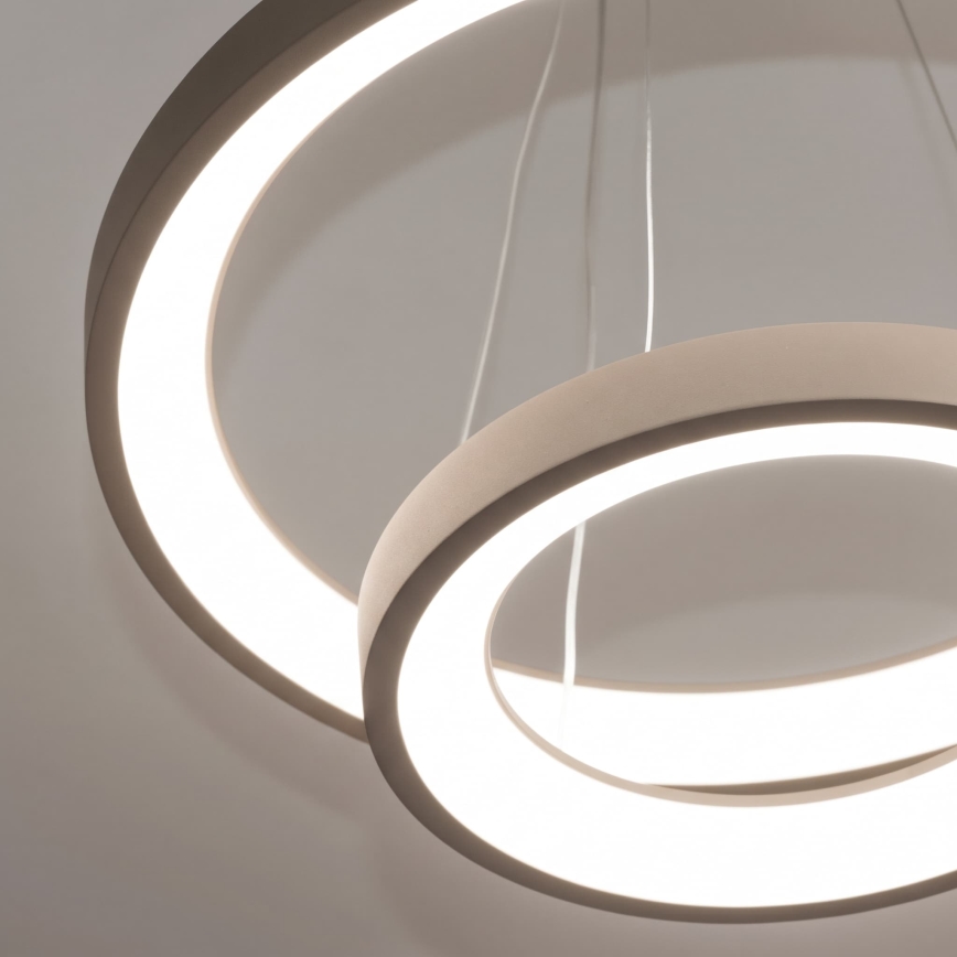 BRILAGI - LED ściemnialny żyrandol na lince FALCON SLIM LED/68W/230V 3000-6500K Ø 50 cm beżowy + pilot zdalnego sterowania