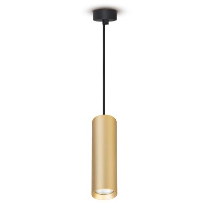 Brilagi - LED RGBW ściemnialny żyrandol na linkach SELE 1xGU10/4,8W/230V 3000K czarny/złoty + pilot zdalnego sterowania