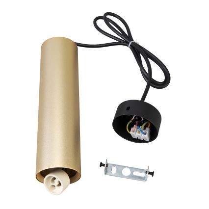 Brilagi - LED RGBW ściemnialny żyrandol na linkach SELE 1xGU10/4,8W/230V 3000K czarny/złoty + pilot zdalnego sterowania