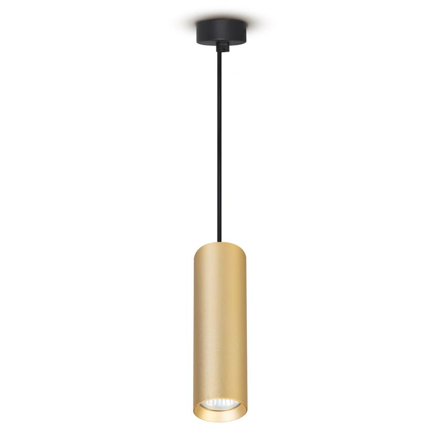 Brilagi - LED RGBW ściemnialny żyrandol na linkach SELE 1xGU10/6W/230V 3000K czarny/złoty + pilot zdalnego sterowania