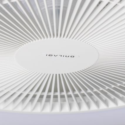 Brilagi - LED Lampa z regulacją jasności z wentylatorem AURA LED/38W/230V 3000-6000K biała + pilot zdalnego sterowania