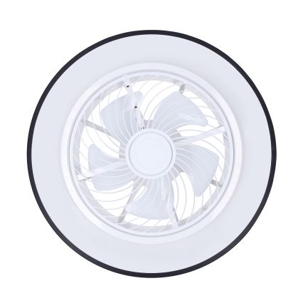 Brilagi - ściemnialna lampa sufitowa LED z wentylatorem LED/30W/230V 3000-6500K Ø 50 cm czarna + pilot