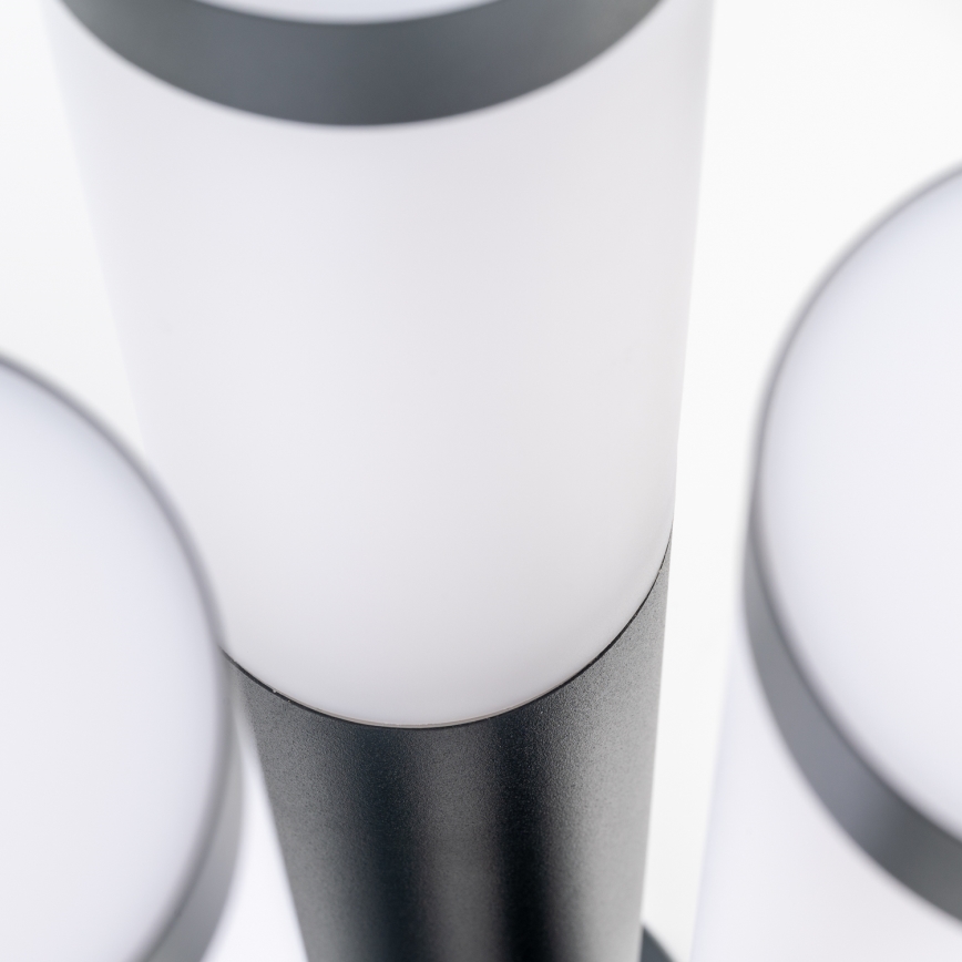 BRILAGI - LED ściemnialna lampa zewnętrzna ELIA 1xE27/6W/230V 2700-6500K IP44 Wi-Fi 100 cm antracyt