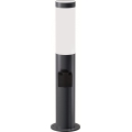Brilagi - LED ściemnialna lampa zewnętrzna z gniazdkiem ELIA 1xE27/6W/230V 2700-6500K IP44 Wi-Fi 50 cm antracyt