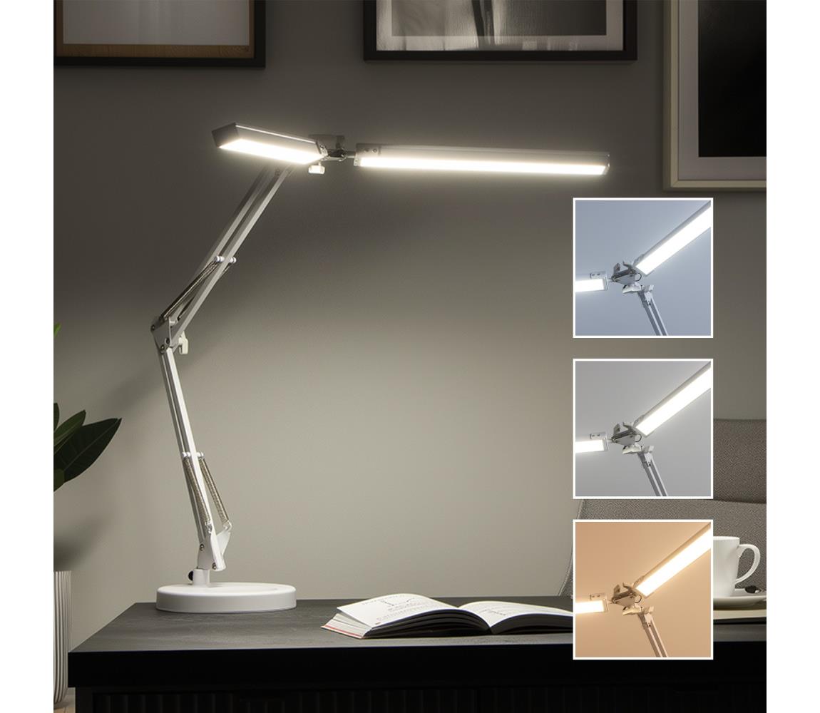 Brilagi - LED ściemnialna lampka biurkowa VARIO LED/15W/230V 3000-6000K biała