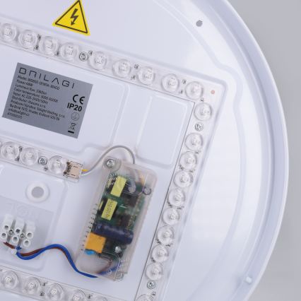 Brilagi - LED ściemnialna lampa sufitowa ALVA LED/48W/230V 3000-6500K Ø 51 cm biała + pilot zdalnego sterowania