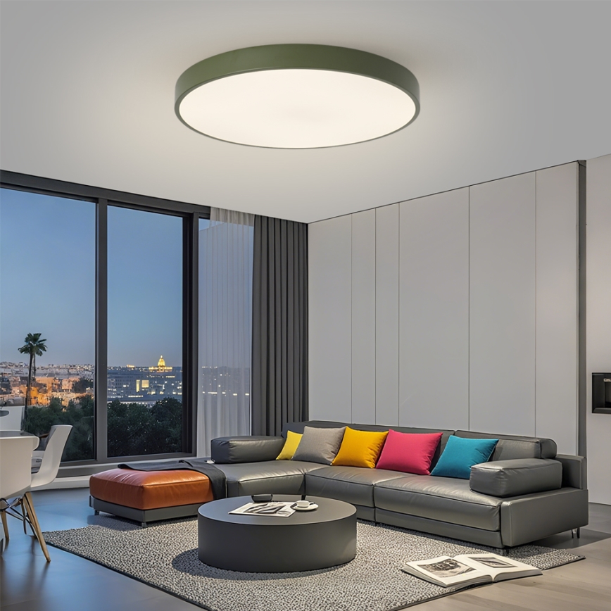 Brilagi - Ściemnialna oprawa LED POOL SMART 100 W/230 V Ø 80 cm Wi‑Fi Tuya + pilot zdalnego sterowania, zielona