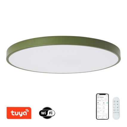 Brilagi - ściemnialna oprawa LED POOL SMART LED/128W/230V śr. 100 cm Wi-Fi Tuya + pilot zdalnego sterowania, zielona