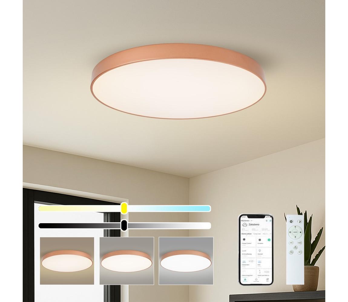Brilagi-LED ściemnialna oprawa basenowa SMART LED/100W/230V 80 cm Wi-Fi Tuya brązowa + pilot