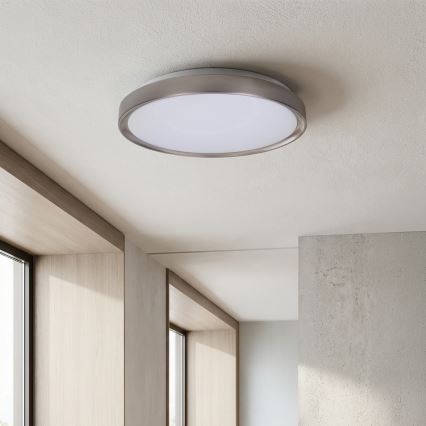 Brilagi - LED ściemnialna oprawa sufitowa FANCIA LED/48W/230V 3000-6500K Ø 39 cm srebrna + pilot zdalnego sterowania