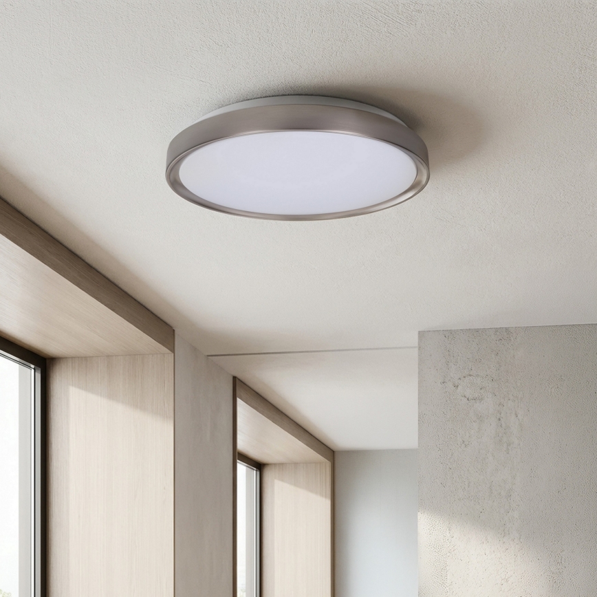 Brilagi - LED ściemnialna oprawa sufitowa FANCIA LED/48W/230V 3000-6500K Ø 39 cm srebrna + pilot zdalnego sterowania