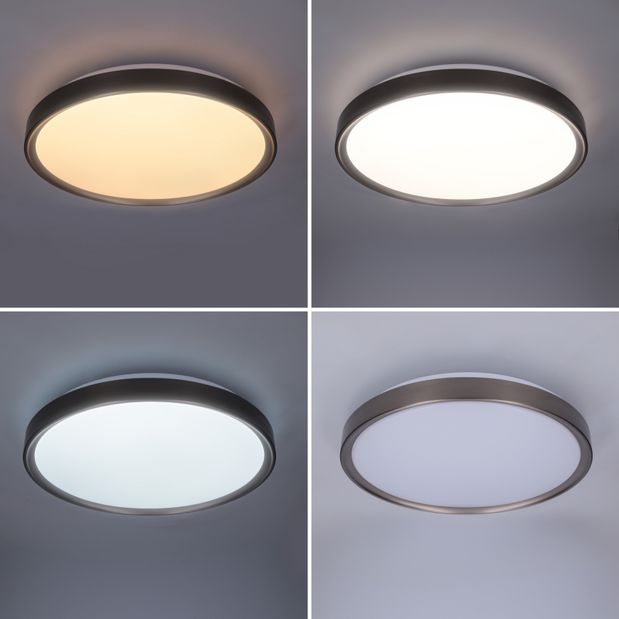 Brilagi - LED ściemnialna oprawa sufitowa FANCIA LED/48W/230V 3000-6500K Ø 39 cm srebrna + pilot zdalnego sterowania
