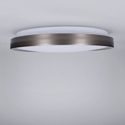 Brilagi - LED ściemnialna oprawa sufitowa FANCIA LED/48W/230V 3000-6500K Ø 39 cm srebrna + pilot zdalnego sterowania
