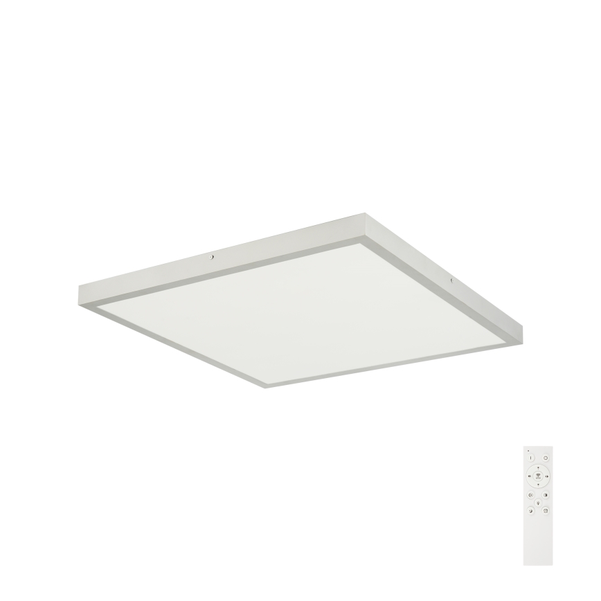 Brilagi - Ściemnialna sufitowa lampa łazienkowa FRAME SMART LED/50W/230V 60x60 cm 3000-6000K IP44 srebrna + pilot zdalnego sterowania