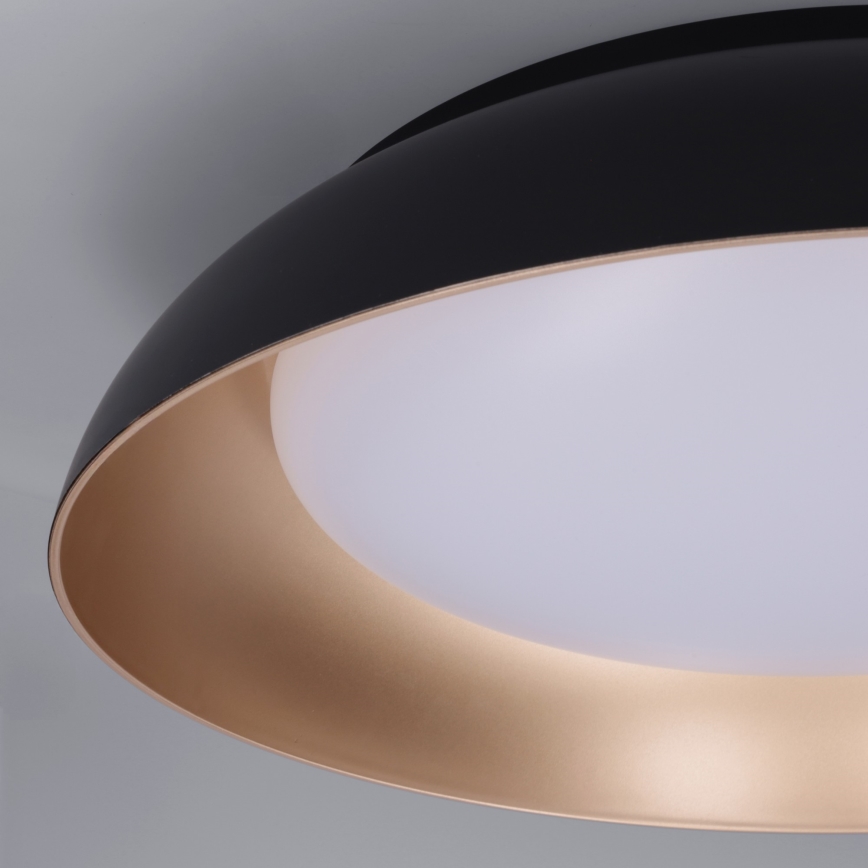 Brilagi - Ściemnialna lampa sufitowa ALVA LED/48W/230V 3000-6500K Ø 51 cm czarna + pilot zdalnego sterowania