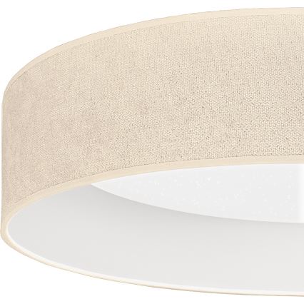 BRILAGI - LED ściemnialna oprawa sufitowa VELVET SMARTIX STARS LED/24W/230V 3000-6000K Ø 45 cm kremowa Wi-Fi Tuya Beacon + pilot zdalnego sterowania