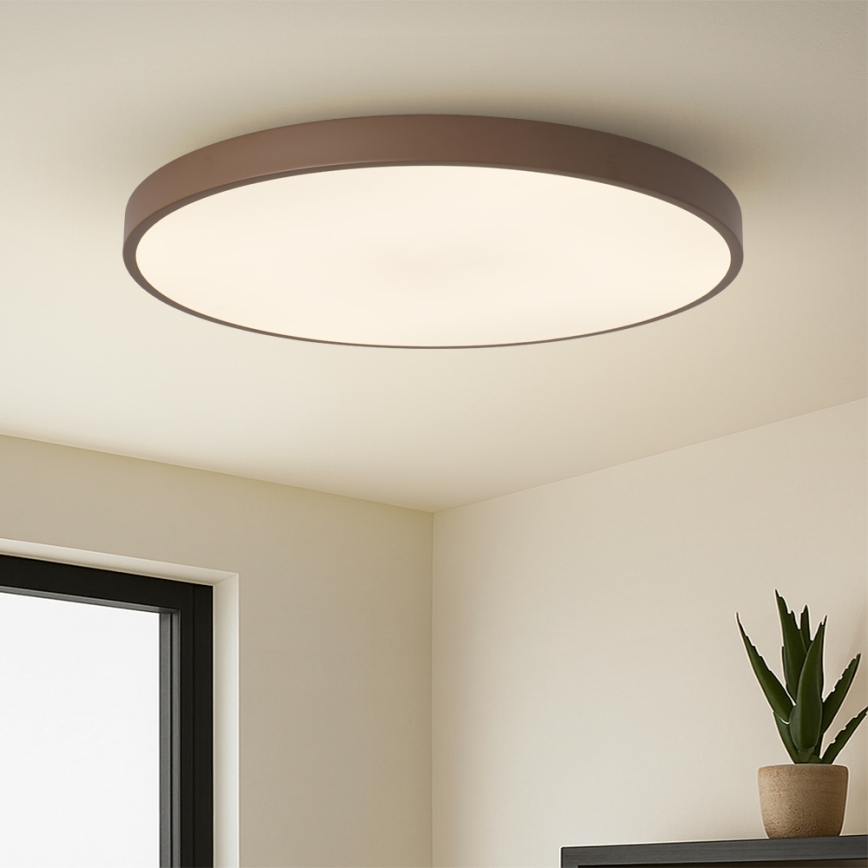 Brilagi - Ściemnialna oprawa LED POOL SMART LED/128W/230V, średnica 100 cm, Wi‑Fi Tuya + pilot zdalnego sterowania, brązowa