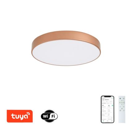 BRILAGI - LED ściemnialna oprawa sufitowa POOL SMART LED/60W/230V 3000-6000K śr. 50 cm Wi-Fi Tuya miedziana + pilot zdalnego sterowania