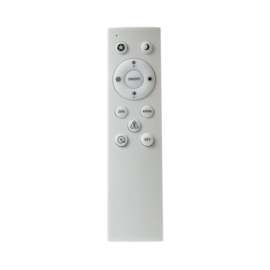 Brilagi - Ściemnialny plafon sufitowy POOL SMART LED/60W/230V 50 cm 3000-6000K Wi-Fi Tuya + pilot zdalnego sterowania biały