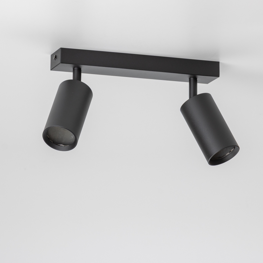 Brilagi - LED RGBW ściemnialna oprawa punktowa SELE 2xGU10/6,5W/230V 2700-6500K czarna