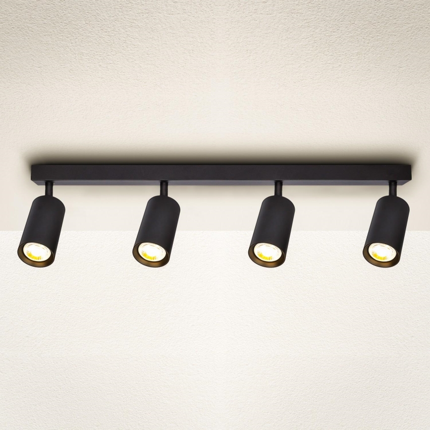 Brilagi - LED ściemnialna oprawa punktowa SELE 4xGU10/6,5W/230V 2700-6500K czarna