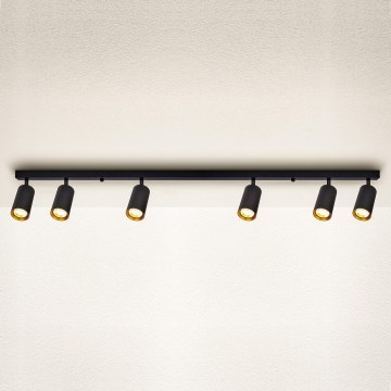 Brilagi - LED ściemnialna oprawa punktowa SELE 6xGU10/6,5W/230V 2700-6500K czarny/złoty