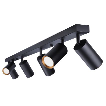 Brilagi - LED ściemnialna oprawa punktowa SELE 6xGU10/6,5W/230V 2700-6500K czarny/złoty