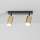 Brilagi - LED ściemnialna oprawa punktowa SELE GOLDEN 2xGU10/6,5W/230V 2700-6500K czarny/złoty