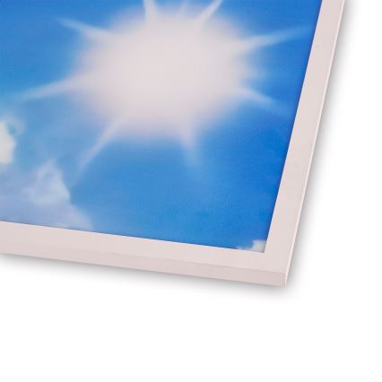 Brilagi - LED ściemnialna oprawa sufitowa SLIMFRAME LED/58W/230V 60x60 cm 3000-6000K srebrna/niebieska + pilot zdalnego sterowania