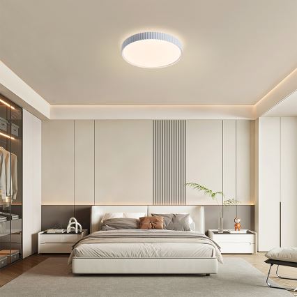Brilagi - ściemnialna lampa sufitowa LED CORVO LED/54W/230V 3000-6000K biała śr. 40 cm + pilot zdalnego sterowania