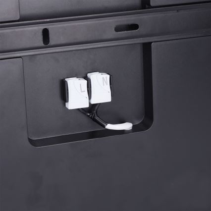 Brilagi - ściemnialna lampa sufitowa LED ESTELA SQUARE LED/36W/230V 3000-6500K 31x31 cm czarna + pilot zdalnego sterowania