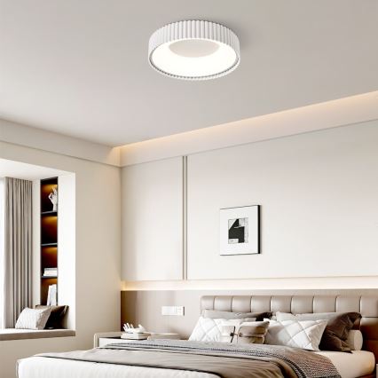 Brilagi - ściemnialna oprawa sufitowa LED FALCON MODERN LED/30W/230V 3000-6000K 40 cm biała + zdalne sterowanie
