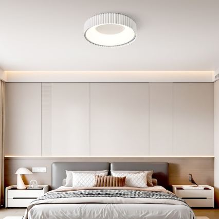 Brilagi - ściemnialna oprawa sufitowa LED FALCON MODERN LED/30W/230V 3000-6000K 40 cm biała + zdalne sterowanie