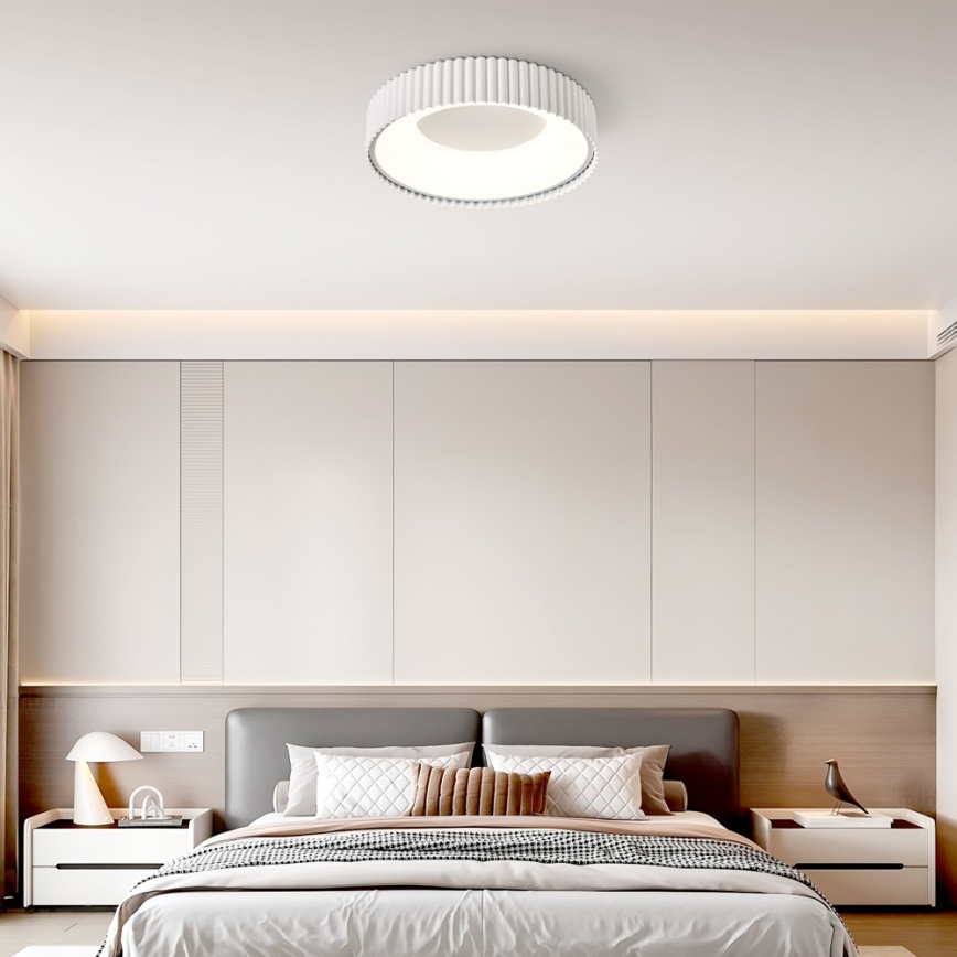 Brilagi - ściemnialna oprawa sufitowa LED FALCON MODERN LED/30W/230V 3000-6000K 40 cm biała + zdalne sterowanie
