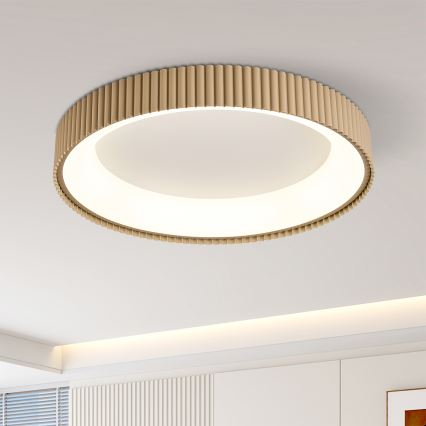 Brilagi - ściemnialna lampa sufitowa LED FALCON MODERN LED/54W/230V 3000-6500K 60 cm beżowa + pilot zdalnego sterowania