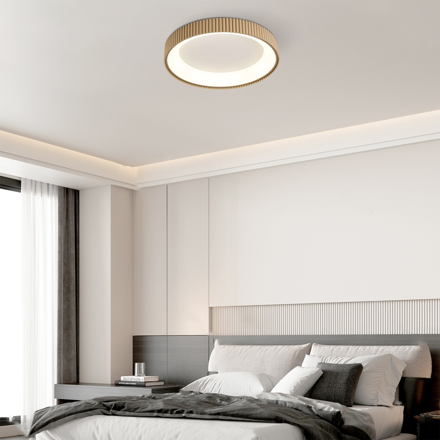Brilagi - ściemnialna lampa sufitowa LED FALCON MODERN LED/54W/230V 3000-6500K 60 cm beżowa + pilot zdalnego sterowania