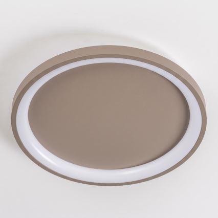 BRILAGI - LED ściemnialna oprawa sufitowa FALCON SLIM LED/42W/230V 3000-6500K średnica 50 cm beżowa + pilot zdalnego sterowania