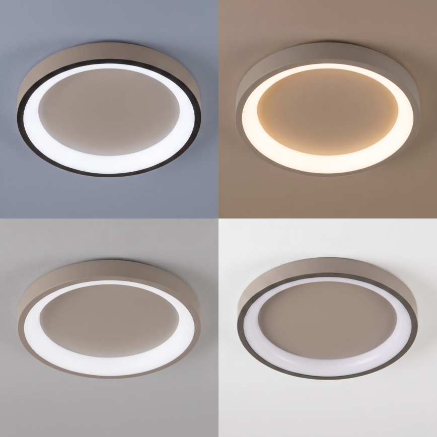 BRILAGI - LED ściemnialna oprawa sufitowa FALCON SLIM LED/42W/230V 3000-6500K średnica 50 cm beżowa + pilot zdalnego sterowania
