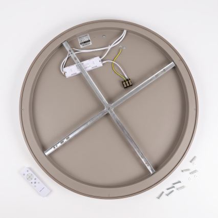 BRILAGI - LED ściemnialna oprawa sufitowa FALCON SLIM LED/42W/230V 3000-6500K średnica 50 cm beżowa + pilot zdalnego sterowania
