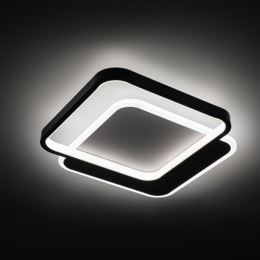 Brilagi - Ściemnialna lampa sufitowa FLARE LED/43W/230V 3000-6000K 39,5x45 cm biała/czarna + pilot zdalnego sterowania
